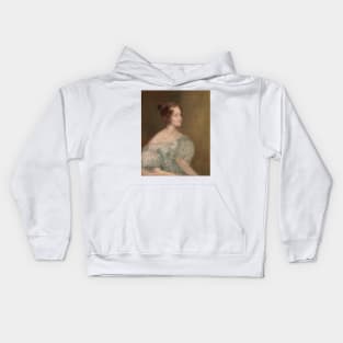 Portrait of a Woman, Probably Mrs. Price of Rugby by John Linnell Kids Hoodie